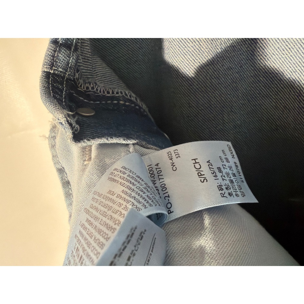 Levi's SilverTab Baggy Denim Overalls Men's 34x30 NWT Medium Wash - Picture 4 of 7